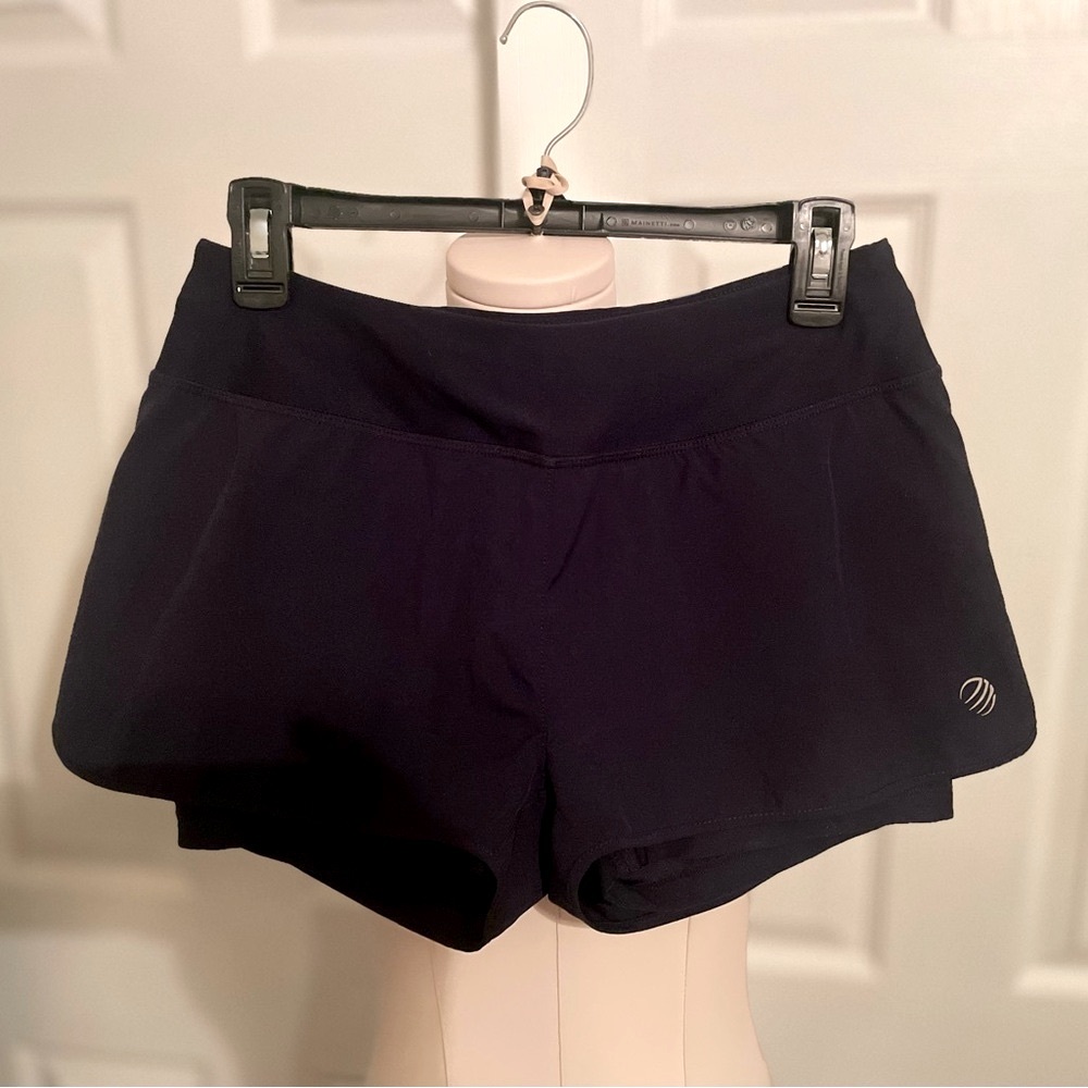 Women's Navy Blue Athletic Shorts